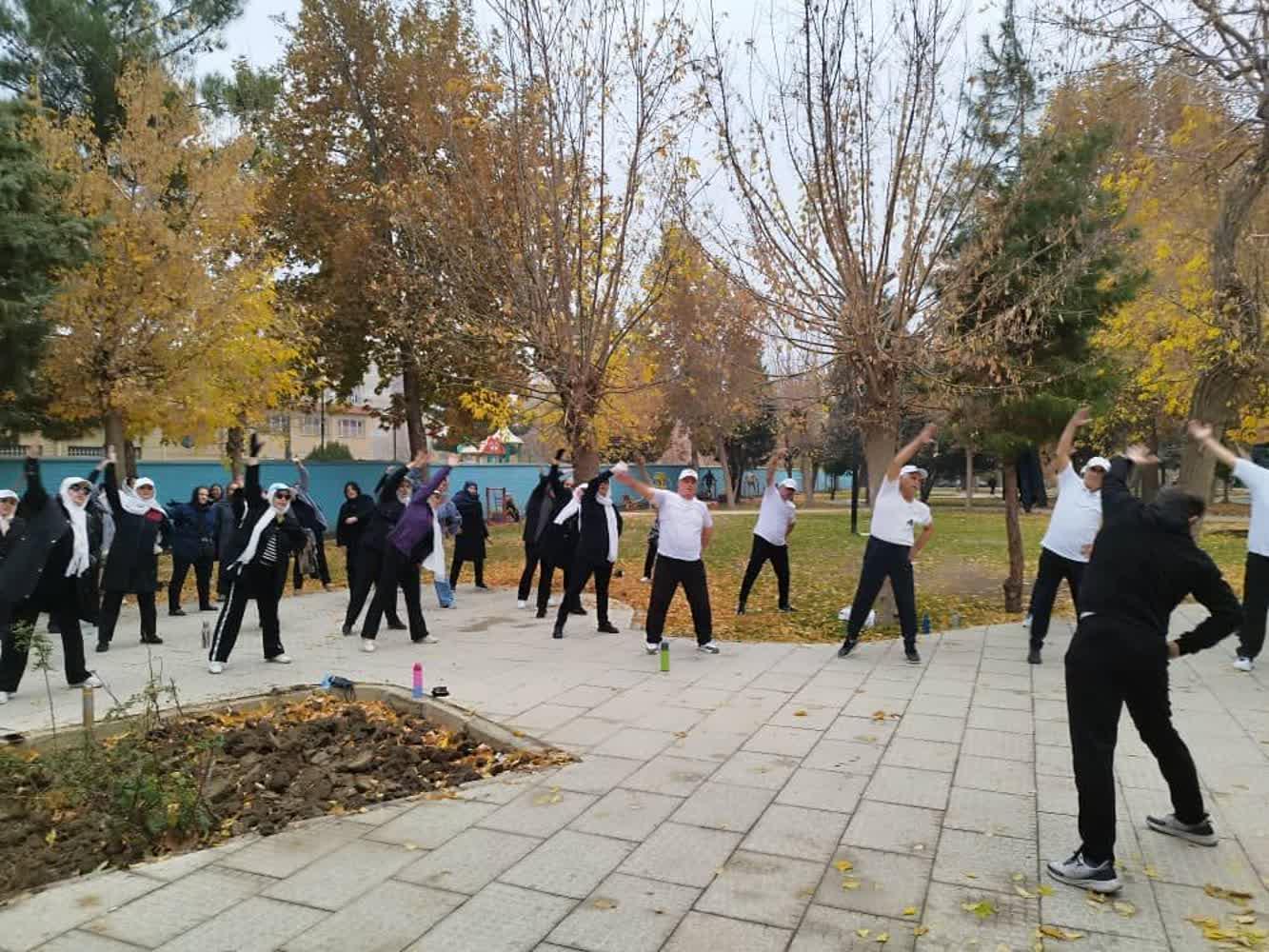 برگزاری ورزش صبحگاهی جنب خانه امید ارومیه در روزهای فرد ساعت 8 صبح