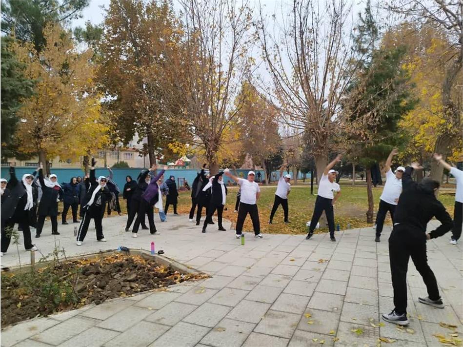 برگزاری ورزش صبحگاهی جنب خانه امید ارومیه در روزهای فرد ساعت 8 صبح